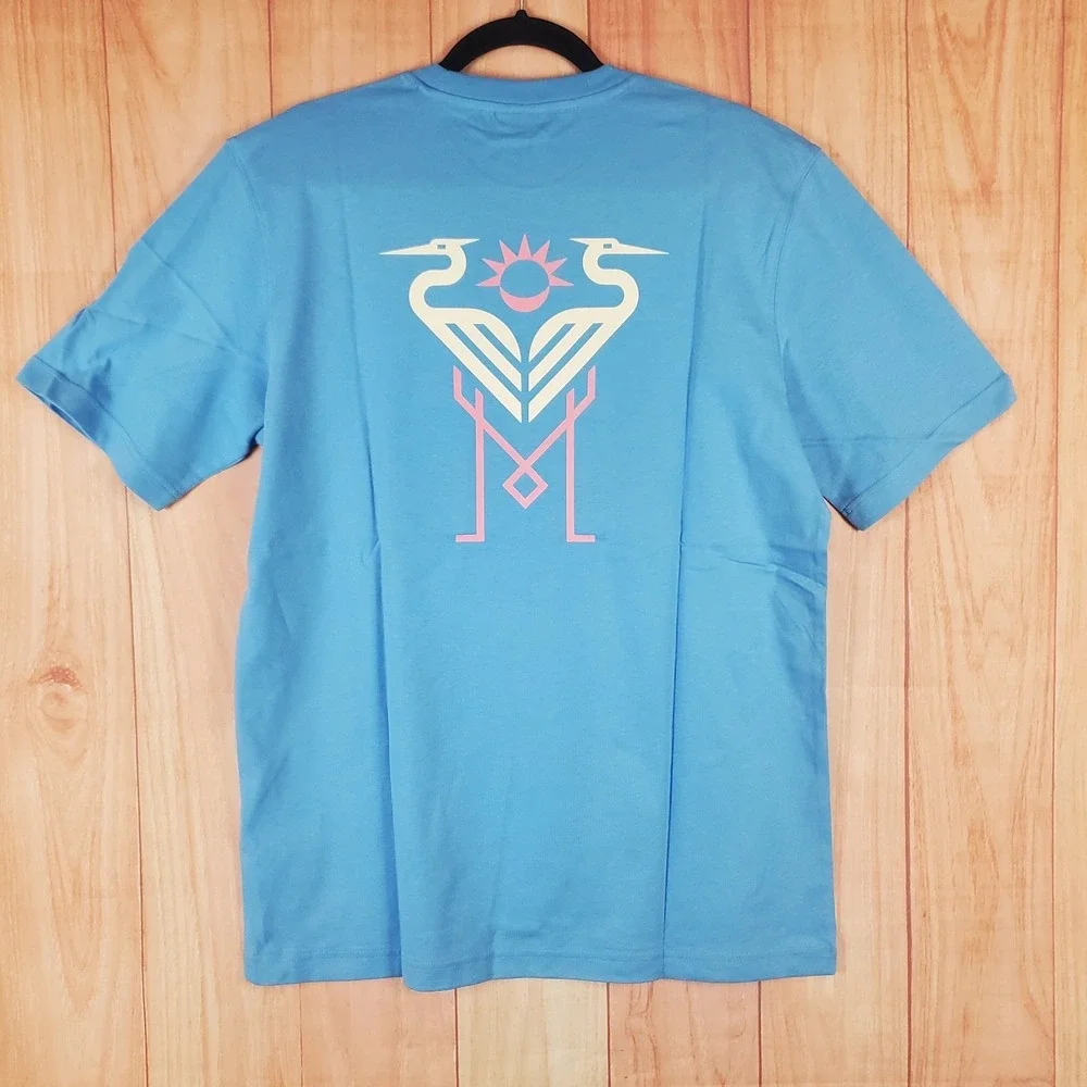 Nike OG Mens T-Shirt Medium Blue Cotton Crew‎ Neck Short Sleeve Inter Miami CF